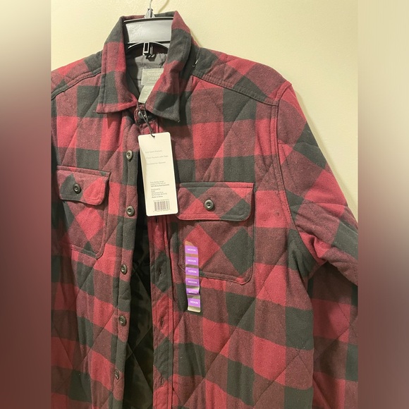 Men’s Quilted Flannel Jacket - Picture 3 of 9